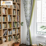 DIHIN HOME American Pastoral Green Leaves Printed,Blackout Grommet Window Curtain for Living Room ,52x63-inch,1 Panel Roman Shades Curtains Window Blinds custom curtains blackout curtains curtains for living room sheer curtains curtain fabric linen curtains kitchen curtains velvet curtains pinch pleat curtains bay window curtains outdoor curtains pleated curtains floral curtains dining room curtains kitchen valances drapes for bedroom patio curtains nursery curtains grommet curtains