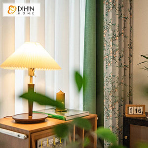 DIHIN HOME American Pastoral High-end Flower Printed,Blackout Grommet Window Curtain for Living Room ,52x63-inch,1 Panel Roman Shades Curtains Window Blinds custom curtains blackout curtains curtains for living room sheer curtains curtain fabric linen curtains kitchen curtains velvet curtains pinch pleat curtains bay window curtains outdoor curtains pleated curtains floral curtains dining room curtains kitchen valances drapes for bedroom patio curtains nursery curtains grommet curtains