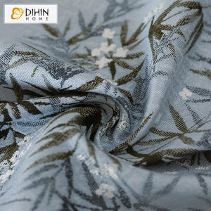 DIHIN HOME American Pastoral Jacquard Curtain ,Cotton Linen ,Blackout Grommet Window Curtain for Living Room ,52x63-inch,1 Panel Roman Shades Curtains Window Blinds custom curtains blackout curtains curtains for living room sheer curtains curtain fabric linen curtains kitchen curtains velvet curtains pinch pleat curtains bay window curtains outdoor curtains pleated curtains floral curtains dining room curtains kitchen valances drapes for bedroom patio curtains nursery curtains grommet curtains