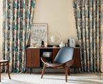 DIHIN HOME American Pastoral Leaves Printed,Blackout Grommet Window Curtain for Living Room,1 Panel Roman Shades Curtains Window Blinds custom curtains blackout curtains curtains for living room sheer curtains curtain fabric linen curtains kitchen curtains velvet curtains pinch pleat curtains bay window curtains outdoor curtains pleated curtains floral curtains dining room curtains kitchen valances drapes for bedroom patio curtains nursery curtains grommet curtains