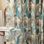 DIHIN HOME American Pastoral Leaves Printed,Blackout Grommet Window Curtain for Living Room,1 Panel Roman Shades Curtains Window Blinds custom curtains blackout curtains curtains for living room sheer curtains curtain fabric linen curtains kitchen curtains velvet curtains pinch pleat curtains bay window curtains outdoor curtains pleated curtains floral curtains dining room curtains kitchen valances drapes for bedroom patio curtains nursery curtains grommet curtains