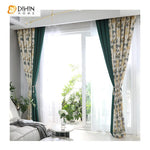 DIHIN HOME American Pastoral Leaves Printed,Blackout Grommet Window Curtain for Living Room ,52x63-inch,1 Panel Roman Shades Curtains Window Blinds custom curtains blackout curtains curtains for living room sheer curtains curtain fabric linen curtains kitchen curtains velvet curtains pinch pleat curtains bay window curtains outdoor curtains pleated curtains floral curtains dining room curtains kitchen valances drapes for bedroom patio curtains nursery curtains grommet curtains