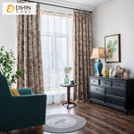 DIHIN HOME American Pastoral Nice Flowers Printed,Blackout Grommet Window Curtain for Living Room,1 Panel Roman Shades Curtains Window Blinds custom curtains blackout curtains curtains for living room sheer curtains curtain fabric linen curtains kitchen curtains velvet curtains pinch pleat curtains bay window curtains outdoor curtains pleated curtains floral curtains dining room curtains kitchen valances drapes for bedroom patio curtains nursery curtains grommet curtains