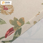 DIHIN HOME American Pastoral Nice Flowers Printed,Blackout Grommet Window Curtain for Living Room,1 Panel Roman Shades Curtains Window Blinds custom curtains blackout curtains curtains for living room sheer curtains curtain fabric linen curtains kitchen curtains velvet curtains pinch pleat curtains bay window curtains outdoor curtains pleated curtains floral curtains dining room curtains kitchen valances drapes for bedroom patio curtains nursery curtains grommet curtains