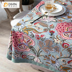 DIHIN HOME American Retro Flowers Printed Tablecloth For Rectangle Tables,Custom Washed Linen Tablecloth,Handmade Rectangle Table Cover Roman Shades Curtains Window Blinds custom curtains blackout curtains curtains for living room sheer curtains curtain fabric linen curtains kitchen curtains velvet curtains pinch pleat curtains bay window curtains outdoor curtains pleated curtains floral curtains dining room curtains kitchen valances drapes for bedroom patio curtains nursery curtains grommet curtains