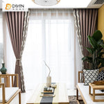 DIHIN HOME American Style Leaves Spliced Curtains，Blackout Grommet Window Curtain for Living Room ,52x63-inch,1 Panel Roman Shades Curtains Window Blinds custom curtains blackout curtains curtains for living room sheer curtains curtain fabric linen curtains kitchen curtains velvet curtains pinch pleat curtains bay window curtains outdoor curtains pleated curtains floral curtains dining room curtains kitchen valances drapes for bedroom patio curtains nursery curtains grommet curtains