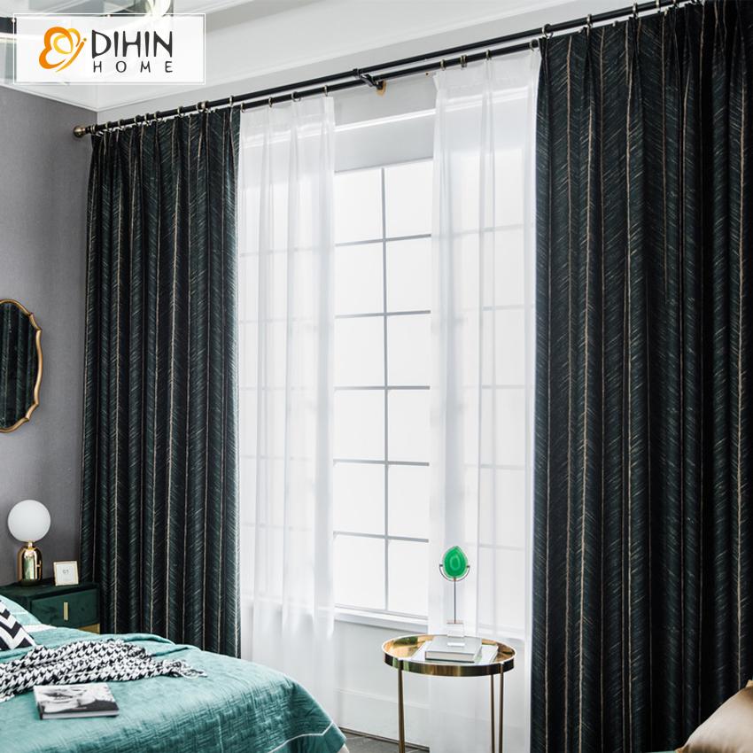 DIHIN HOME American Style Retro Lines Customized Curtains,Blackout Grommet Window Curtain for Living Room ,52x63-inch,1 Panel Roman Shades Curtains Window Blinds custom curtains blackout curtains curtains for living room sheer curtains curtain fabric linen curtains kitchen curtains velvet curtains pinch pleat curtains bay window curtains outdoor curtains pleated curtains floral curtains dining room curtains kitchen valances drapes for bedroom patio curtains nursery curtains grommet curtains