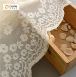 DIHIN HOME Beige Color Small Flowers Embroidered ,Sheer Curtain,Blackout Grommet Window Curtain for Living Room ,52x63-inch,1 Panel Roman Shades Curtains Window Blinds custom curtains blackout curtains curtains for living room sheer curtains curtain fabric linen curtains kitchen curtains velvet curtains pinch pleat curtains bay window curtains outdoor curtains pleated curtains floral curtains dining room curtains kitchen valances drapes for bedroom patio curtains nursery curtains grommet curtains