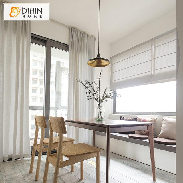 DIHIN HOME Beige Printed Roman Shades ,Easy Install Washable Curtains ,Customized Window Curtain Drape, 24"W X 64"H Roman Shades Curtains Window Blinds custom curtains blackout curtains curtains for living room sheer curtains curtain fabric linen curtains kitchen curtains velvet curtains pinch pleat curtains bay window curtains outdoor curtains pleated curtains floral curtains dining room curtains kitchen valances drapes for bedroom patio curtains nursery curtains grommet curtains