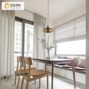 DIHIN HOME Beige Printed Roman Shades ,Easy Install Washable Curtains ,Customized Window Curtain Drape, 24"W X 64"H Roman Shades Curtains Window Blinds custom curtains blackout curtains curtains for living room sheer curtains curtain fabric linen curtains kitchen curtains velvet curtains pinch pleat curtains bay window curtains outdoor curtains pleated curtains floral curtains dining room curtains kitchen valances drapes for bedroom patio curtains nursery curtains grommet curtains