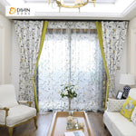 DIHIN HOME Bird Flower and Branch Printed,Sheer Curtains Window Curtain for Living Room ,52x63-inch,1 Panel Roman Shades Curtains Window Blinds custom curtains blackout curtains curtains for living room sheer curtains curtain fabric linen curtains kitchen curtains velvet curtains pinch pleat curtains bay window curtains outdoor curtains pleated curtains floral curtains dining room curtains kitchen valances drapes for bedroom patio curtains nursery curtains grommet curtains