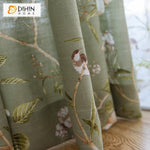 DIHIN HOME Birds on Branch Printed,Blackout Grommet Window Curtain for Living Room ,52x63-inch,1 Panel Roman Shades Curtains Window Blinds custom curtains blackout curtains curtains for living room sheer curtains curtain fabric linen curtains kitchen curtains velvet curtains pinch pleat curtains bay window curtains outdoor curtains pleated curtains floral curtains dining room curtains kitchen valances drapes for bedroom patio curtains nursery curtains grommet curtains