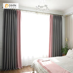 DIHIN HOME Black and Pink Printed，Blackout Grommet Window Curtain for Living Room ,52x63-inch,1 Panel Roman Shades Curtains Window Blinds custom curtains blackout curtains curtains for living room sheer curtains curtain fabric linen curtains kitchen curtains velvet curtains pinch pleat curtains bay window curtains outdoor curtains pleated curtains floral curtains dining room curtains kitchen valances drapes for bedroom patio curtains nursery curtains grommet curtains