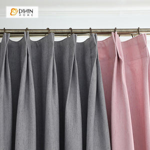 DIHIN HOME Black and Pink Printed，Blackout Grommet Window Curtain for Living Room ,52x63-inch,1 Panel Roman Shades Curtains Window Blinds custom curtains blackout curtains curtains for living room sheer curtains curtain fabric linen curtains kitchen curtains velvet curtains pinch pleat curtains bay window curtains outdoor curtains pleated curtains floral curtains dining room curtains kitchen valances drapes for bedroom patio curtains nursery curtains grommet curtains