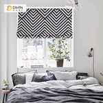 DIHIN HOME Black and  White Lines Printed Roman Shades ,Easy Install Washable Curtains ,Customized Window Curtain Drape, 24"W X 64"H Roman Shades Curtains Window Blinds custom curtains blackout curtains curtains for living room sheer curtains curtain fabric linen curtains kitchen curtains velvet curtains pinch pleat curtains bay window curtains outdoor curtains pleated curtains floral curtains dining room curtains kitchen valances drapes for bedroom patio curtains nursery curtains grommet curtains