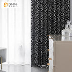 DIHIN HOME Black and White Zebra Texture Printed,Blackout Grommet Window Curtain for Living Room ,52x63-inch,1 Panel Roman Shades Curtains Window Blinds custom curtains blackout curtains curtains for living room sheer curtains curtain fabric linen curtains kitchen curtains velvet curtains pinch pleat curtains bay window curtains outdoor curtains pleated curtains floral curtains dining room curtains kitchen valances drapes for bedroom patio curtains nursery curtains grommet curtains