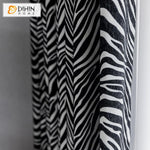 DIHIN HOME Black and White Zebra Texture Printed,Blackout Grommet Window Curtain for Living Room ,52x63-inch,1 Panel Roman Shades Curtains Window Blinds custom curtains blackout curtains curtains for living room sheer curtains curtain fabric linen curtains kitchen curtains velvet curtains pinch pleat curtains bay window curtains outdoor curtains pleated curtains floral curtains dining room curtains kitchen valances drapes for bedroom patio curtains nursery curtains grommet curtains