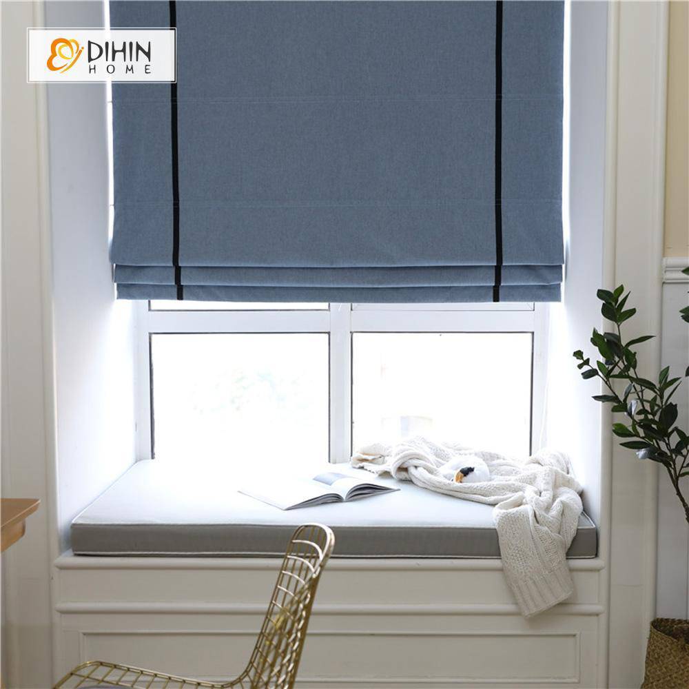 DIHIN HOME Black Border Printed Roman Shades ,Easy Install Washable Curtains ,Customized Window Curtain Drape, 24"W X 64"H Roman Shades Curtains Window Blinds custom curtains blackout curtains curtains for living room sheer curtains curtain fabric linen curtains kitchen curtains velvet curtains pinch pleat curtains bay window curtains outdoor curtains pleated curtains floral curtains dining room curtains kitchen valances drapes for bedroom patio curtains nursery curtains grommet curtains
