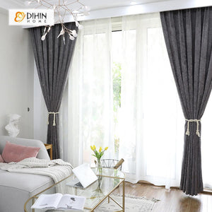 DIHIN HOME Black Cotton Linen Printed，Blackout Grommet Window Curtain for Living Room ,52x63-inch,1 Panel Roman Shades Curtains Window Blinds custom curtains blackout curtains curtains for living room sheer curtains curtain fabric linen curtains kitchen curtains velvet curtains pinch pleat curtains bay window curtains outdoor curtains pleated curtains floral curtains dining room curtains kitchen valances drapes for bedroom patio curtains nursery curtains grommet curtains