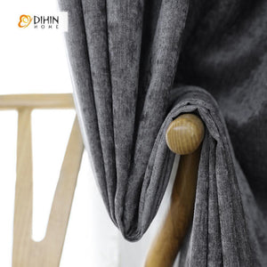 DIHIN HOME Black Cotton Linen Printed，Blackout Grommet Window Curtain for Living Room ,52x63-inch,1 Panel Roman Shades Curtains Window Blinds custom curtains blackout curtains curtains for living room sheer curtains curtain fabric linen curtains kitchen curtains velvet curtains pinch pleat curtains bay window curtains outdoor curtains pleated curtains floral curtains dining room curtains kitchen valances drapes for bedroom patio curtains nursery curtains grommet curtains