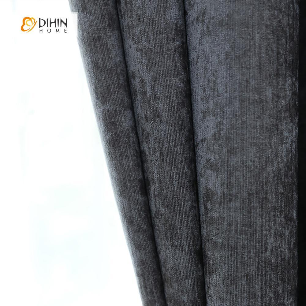 DIHIN HOME Black Cotton Linen Printed，Blackout Grommet Window Curtain for Living Room ,52x63-inch,1 Panel Roman Shades Curtains Window Blinds custom curtains blackout curtains curtains for living room sheer curtains curtain fabric linen curtains kitchen curtains velvet curtains pinch pleat curtains bay window curtains outdoor curtains pleated curtains floral curtains dining room curtains kitchen valances drapes for bedroom patio curtains nursery curtains grommet curtains