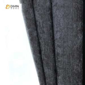 DIHIN HOME Black Cotton Linen Printed，Blackout Grommet Window Curtain for Living Room ,52x63-inch,1 Panel Roman Shades Curtains Window Blinds custom curtains blackout curtains curtains for living room sheer curtains curtain fabric linen curtains kitchen curtains velvet curtains pinch pleat curtains bay window curtains outdoor curtains pleated curtains floral curtains dining room curtains kitchen valances drapes for bedroom patio curtains nursery curtains grommet curtains