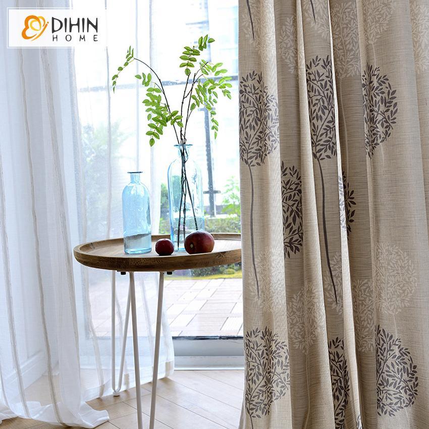 DIHIN HOME Black Dandelion Printed,Blackout Grommet Window Curtain for Living Room ,52x63-inch,1 Panel Roman Shades Curtains Window Blinds custom curtains blackout curtains curtains for living room sheer curtains curtain fabric linen curtains kitchen curtains velvet curtains pinch pleat curtains bay window curtains outdoor curtains pleated curtains floral curtains dining room curtains kitchen valances drapes for bedroom patio curtains nursery curtains grommet curtains