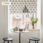 DIHIN HOME Black Empty Triangle Printed Roman Shades ,Easy Install Washable Curtains ,Customized Window Curtain Drape, 24"W X 64"H Roman Shades Curtains Window Blinds custom curtains blackout curtains curtains for living room sheer curtains curtain fabric linen curtains kitchen curtains velvet curtains pinch pleat curtains bay window curtains outdoor curtains pleated curtains floral curtains dining room curtains kitchen valances drapes for bedroom patio curtains nursery curtains grommet curtains