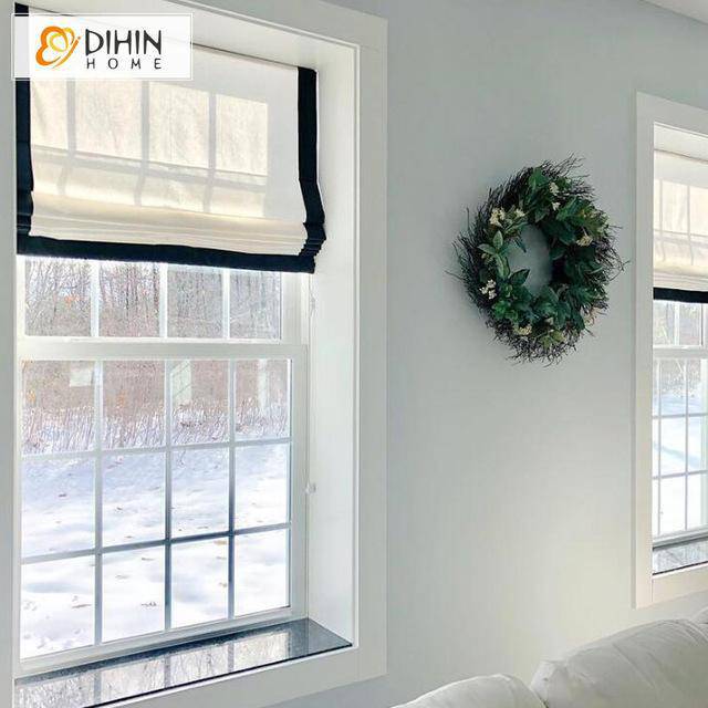 DIHIN HOME Black Stripes Printed Roman Shades ,Easy Install Washable Curtains ,Customized Window Curtain Drape, 24"W X 64"H Roman Shades Curtains Window Blinds custom curtains blackout curtains curtains for living room sheer curtains curtain fabric linen curtains kitchen curtains velvet curtains pinch pleat curtains bay window curtains outdoor curtains pleated curtains floral curtains dining room curtains kitchen valances drapes for bedroom patio curtains nursery curtains grommet curtains