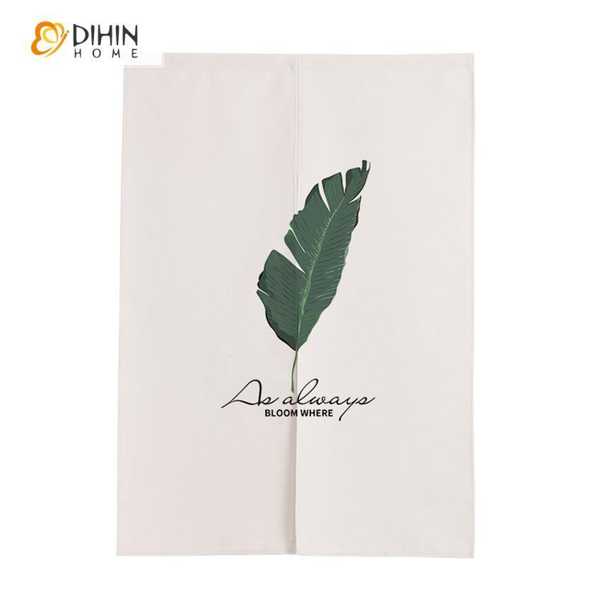 DIHIN HOME Bloom Where Printed Japanese Noren Doorway Curtain Tapestry,Cotton Linen,Door Way Curtain Door Hanging Tapestry,33.5''Wx59''L,1 Panel Roman Shades Window Curtains Curtains Window Blinds Curtains Drapes linen drapery curtains and drapes windows drapes custom curtains blackout curtains curtains for living room window shades sheer curtains curtain fabric window treatments custom drapery