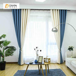 DIHIN HOME Blue and White Printed，Blackout Grommet Window Curtain for Living Room ,52x63-inch,1 Panel Roman Shades Curtains Window Blinds custom curtains blackout curtains curtains for living room sheer curtains curtain fabric linen curtains kitchen curtains velvet curtains pinch pleat curtains bay window curtains outdoor curtains pleated curtains floral curtains dining room curtains kitchen valances drapes for bedroom patio curtains nursery curtains grommet curtains
