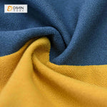 DIHIN HOME Blue and Yellow Printed，Blackout Grommet Window Curtain for Living Room ,52x63-inch,1 Panel Roman Shades Curtains Window Blinds custom curtains blackout curtains curtains for living room sheer curtains curtain fabric linen curtains kitchen curtains velvet curtains pinch pleat curtains bay window curtains outdoor curtains pleated curtains floral curtains dining room curtains kitchen valances drapes for bedroom patio curtains nursery curtains grommet curtains