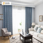 DIHIN HOME Blue Hexagon Printed，Blackout Grommet Window Curtain for Living Room ,52x63-inch,1 Panel Roman Shades Curtains Window Blinds custom curtains blackout curtains curtains for living room sheer curtains curtain fabric linen curtains kitchen curtains velvet curtains pinch pleat curtains bay window curtains outdoor curtains pleated curtains floral curtains dining room curtains kitchen valances drapes for bedroom patio curtains nursery curtains grommet curtains