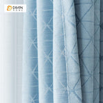 DIHIN HOME Blue Lines Printed，Blackout Grommet Window Curtain for Living Room ,52x63-inch,1 Panel Roman Shades Curtains Window Blinds custom curtains blackout curtains curtains for living room sheer curtains curtain fabric linen curtains kitchen curtains velvet curtains pinch pleat curtains bay window curtains outdoor curtains pleated curtains floral curtains dining room curtains kitchen valances drapes for bedroom patio curtains nursery curtains grommet curtains