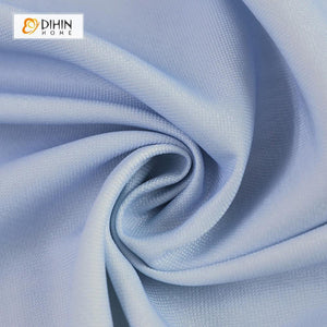 DIHIN HOME Blue To White Printed，Blackout Grommet Window Curtain for Living Room ,52x63-inch,1 Panel Roman Shades Curtains Window Blinds custom curtains blackout curtains curtains for living room sheer curtains curtain fabric linen curtains kitchen curtains velvet curtains pinch pleat curtains bay window curtains outdoor curtains pleated curtains floral curtains dining room curtains kitchen valances drapes for bedroom patio curtains nursery curtains grommet curtains