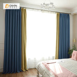 DIHIN HOME Blue Yellow Printed，Blackout Grommet Window Curtain for Living Room ,52x63-inch,1 Panel Roman Shades Curtains Window Blinds custom curtains blackout curtains curtains for living room sheer curtains curtain fabric linen curtains kitchen curtains velvet curtains pinch pleat curtains bay window curtains outdoor curtains pleated curtains floral curtains dining room curtains kitchen valances drapes for bedroom patio curtains nursery curtains grommet curtains