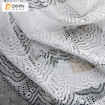 DIHIN HOME Bohemian White Color Geometric Sheer Curtain, Grommet Window Curtain for Living Room ,52x63-inch,1 Panel Roman Shades Curtains Window Blinds custom curtains blackout curtains curtains for living room sheer curtains curtain fabric linen curtains kitchen curtains velvet curtains pinch pleat curtains bay window curtains outdoor curtains pleated curtains floral curtains dining room curtains kitchen valances drapes for bedroom patio curtains nursery curtains grommet curtains