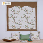 DIHIN HOME Branch and Flower Printed Roman Shades ,Easy Install Washable Curtains ,Customized Window Curtain Drape, 24"W X 64"H Roman Shades Curtains Window Blinds custom curtains blackout curtains curtains for living room sheer curtains curtain fabric linen curtains kitchen curtains velvet curtains pinch pleat curtains bay window curtains outdoor curtains pleated curtains floral curtains dining room curtains kitchen valances drapes for bedroom patio curtains nursery curtains grommet curtains