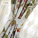 DIHIN HOME Branch and Flowers Printed，Blackout Grommet Window Curtain for Living Room ,52x63-inch,1 Panel Roman Shades Curtains Window Blinds custom curtains blackout curtains curtains for living room sheer curtains curtain fabric linen curtains kitchen curtains velvet curtains pinch pleat curtains bay window curtains outdoor curtains pleated curtains floral curtains dining room curtains kitchen valances drapes for bedroom patio curtains nursery curtains grommet curtains