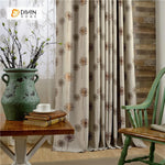 DIHIN HOME Brown Dandelion Printed ,Blackout Grommet Window Curtain for Living Room ,52x63-inch,1 Panel Roman Shades Curtains Window Blinds custom curtains blackout curtains curtains for living room sheer curtains curtain fabric linen curtains kitchen curtains velvet curtains pinch pleat curtains bay window curtains outdoor curtains pleated curtains floral curtains dining room curtains kitchen valances drapes for bedroom patio curtains nursery curtains grommet curtains