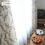 DIHIN HOME Brown Geometry Printed，Blackout Grommet Window Curtain for Living Room ,52x63-inch,1 Panel Roman Shades Curtains Window Blinds custom curtains blackout curtains curtains for living room sheer curtains curtain fabric linen curtains kitchen curtains velvet curtains pinch pleat curtains bay window curtains outdoor curtains pleated curtains floral curtains dining room curtains kitchen valances drapes for bedroom patio curtains nursery curtains grommet curtains