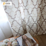 DIHIN HOME Brown Geometry Printed，Blackout Grommet Window Curtain for Living Room ,52x63-inch,1 Panel Roman Shades Curtains Window Blinds custom curtains blackout curtains curtains for living room sheer curtains curtain fabric linen curtains kitchen curtains velvet curtains pinch pleat curtains bay window curtains outdoor curtains pleated curtains floral curtains dining room curtains kitchen valances drapes for bedroom patio curtains nursery curtains grommet curtains