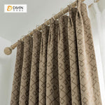 DIHIN HOME Brown Geometry Printed，Blackout Grommet Window Curtain for Living Room ,52x63-inch,1 Panel Roman Shades Curtains Window Blinds custom curtains blackout curtains curtains for living room sheer curtains curtain fabric linen curtains kitchen curtains velvet curtains pinch pleat curtains bay window curtains outdoor curtains pleated curtains floral curtains dining room curtains kitchen valances drapes for bedroom patio curtains nursery curtains grommet curtains