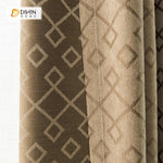DIHIN HOME Brown Geometry Printed，Blackout Grommet Window Curtain for Living Room ,52x63-inch,1 Panel Roman Shades Curtains Window Blinds custom curtains blackout curtains curtains for living room sheer curtains curtain fabric linen curtains kitchen curtains velvet curtains pinch pleat curtains bay window curtains outdoor curtains pleated curtains floral curtains dining room curtains kitchen valances drapes for bedroom patio curtains nursery curtains grommet curtains