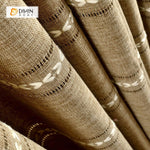 DIHIN HOME Brown Simplicity Printed ,Blackout Grommet Window Curtain for Living Room ,52x63-inch,1 Panel Roman Shades Curtains Window Blinds custom curtains blackout curtains curtains for living room sheer curtains curtain fabric linen curtains kitchen curtains velvet curtains pinch pleat curtains bay window curtains outdoor curtains pleated curtains floral curtains dining room curtains kitchen valances drapes for bedroom patio curtains nursery curtains grommet curtains