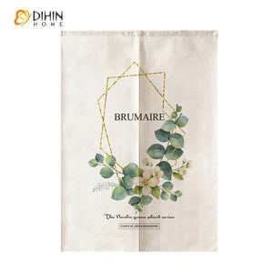DIHIN HOME Brumaire Printed Japanese Noren Doorway Curtain Tapestry,Cotton Linen,Door Way Curtain Door Hanging Tapestry,33.5''Wx59''L,1 Panel Roman Shades Curtains Window Blinds custom curtains blackout curtains curtains for living room sheer curtains curtain fabric linen curtains kitchen curtains velvet curtains pinch pleat curtains bay window curtains outdoor curtains pleated curtains floral curtains dining room curtains kitchen valances drapes for bedroom patio curtains nursery curtains grommet curtains