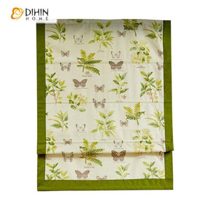 DIHIN HOME Butterfly and Plant Printed Roman Shades,Easy Install Washable Curtains ,Customized Window Curtain Drape, 24"W X 64" Roman Shades Curtains Window Blinds custom curtains blackout curtains curtains for living room sheer curtains curtain fabric linen curtains kitchen curtains velvet curtains pinch pleat curtains bay window curtains outdoor curtains pleated curtains floral curtains dining room curtains kitchen valances drapes for bedroom patio curtains nursery curtains grommet curtains