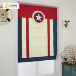 DIHIN HOME Captain America Color Printed Roman Shades ,Easy Install Washable Curtains ,Customized Window Curtain Drape, 24"W X 64"H Roman Shades Curtains Window Blinds custom curtains blackout curtains curtains for living room sheer curtains curtain fabric linen curtains kitchen curtains velvet curtains pinch pleat curtains bay window curtains outdoor curtains pleated curtains floral curtains dining room curtains kitchen valances drapes for bedroom patio curtains nursery curtains grommet curtains