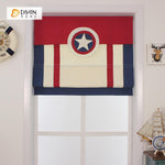 DIHIN HOME Captain America Color Printed Roman Shades ,Easy Install Washable Curtains ,Customized Window Curtain Drape, 24"W X 64"H Roman Shades Curtains Window Blinds custom curtains blackout curtains curtains for living room sheer curtains curtain fabric linen curtains kitchen curtains velvet curtains pinch pleat curtains bay window curtains outdoor curtains pleated curtains floral curtains dining room curtains kitchen valances drapes for bedroom patio curtains nursery curtains grommet curtains