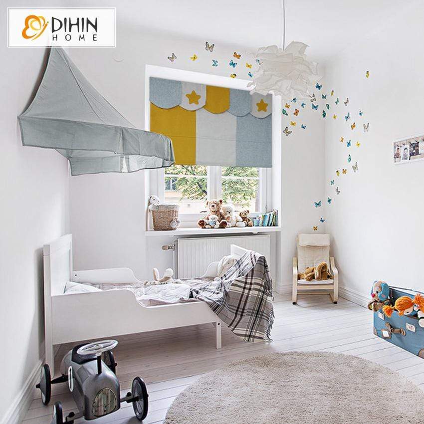 DIHIN HOME Cartoon 3 Colors Printed Roman Shades ,Easy Install Washable Curtains ,Customized Window Curtain Drape, 24"W X 64"H Roman Shades Curtains Window Blinds custom curtains blackout curtains curtains for living room sheer curtains curtain fabric linen curtains kitchen curtains velvet curtains pinch pleat curtains bay window curtains outdoor curtains pleated curtains floral curtains dining room curtains kitchen valances drapes for bedroom patio curtains nursery curtains grommet curtains